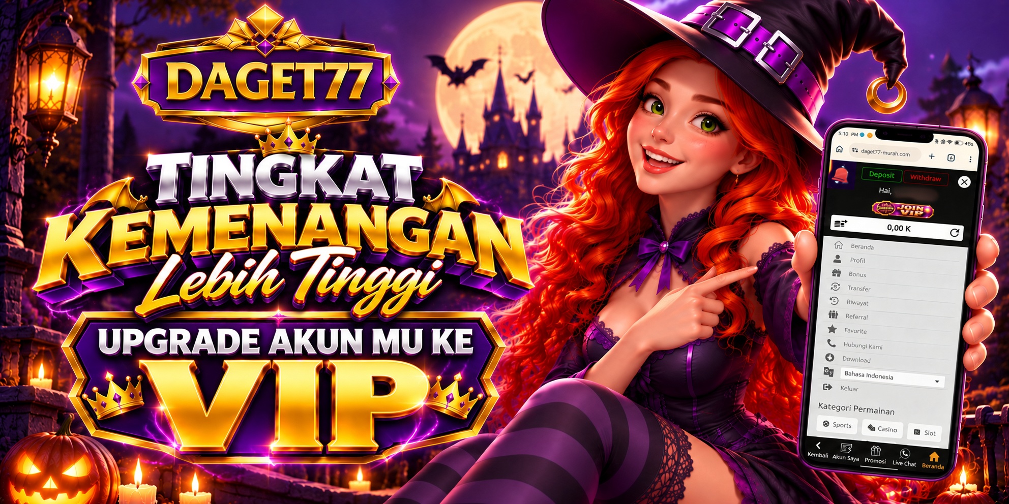 UPGRADE AKUN ANDA MENJADI AKUN VIP