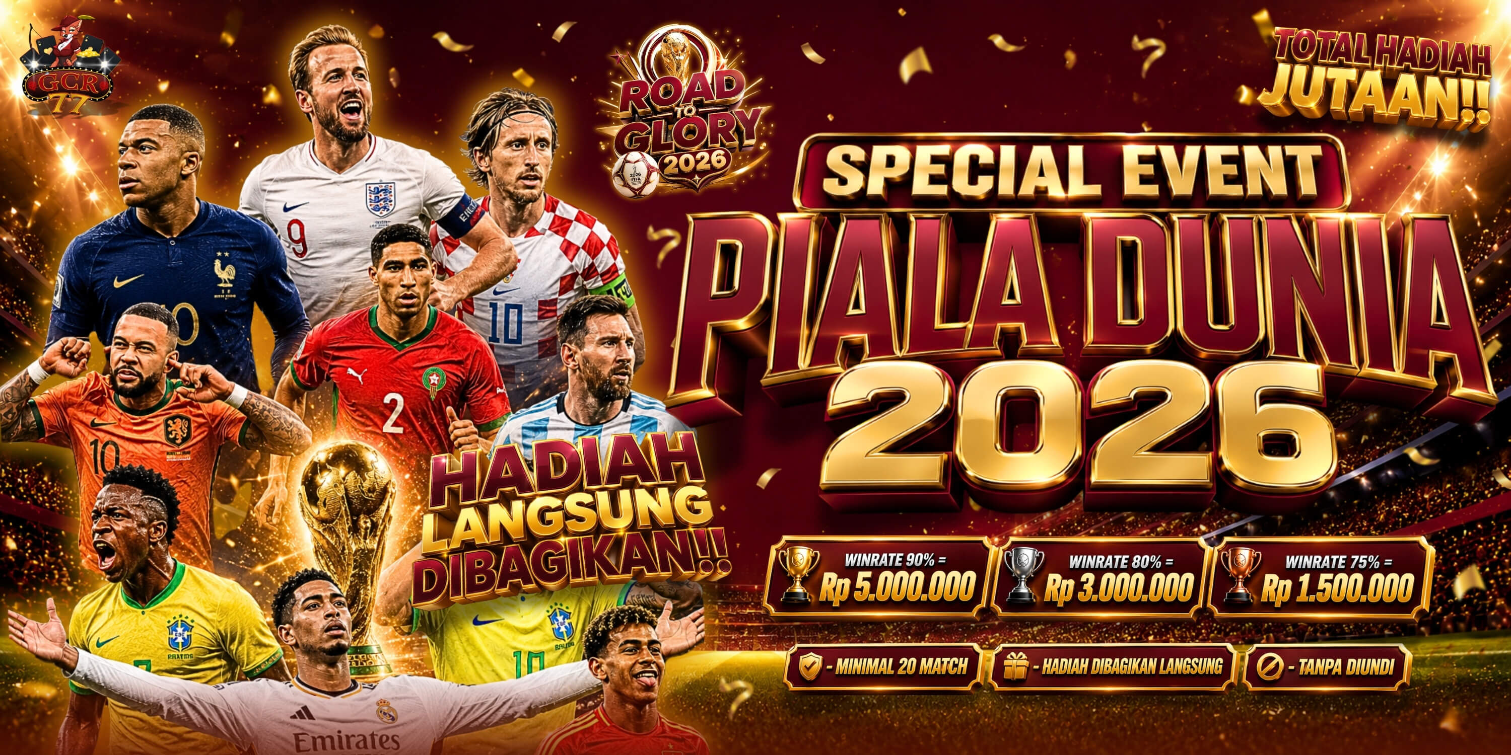 EVENT PIALA DUNIA 2026 GCR77