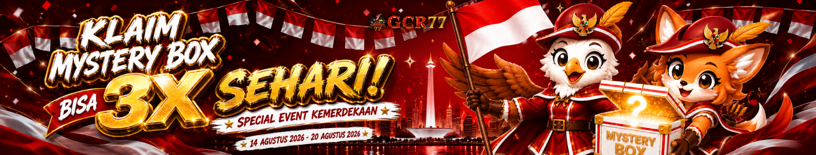 SPECIAL EVENT KEMERDEKAAN: KLAIM BOX 3x DALAM SEHARI